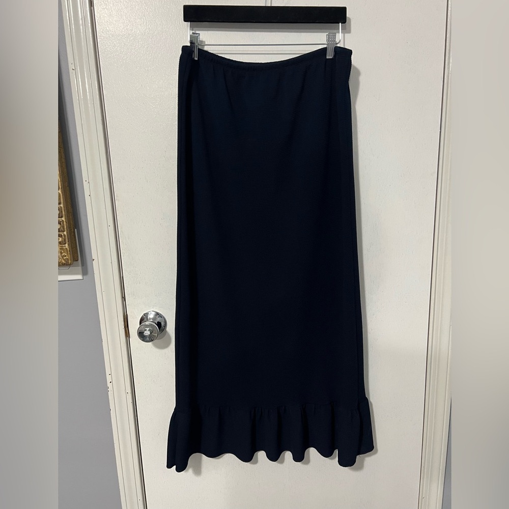 Elegant Navy Blue Women's Skirt